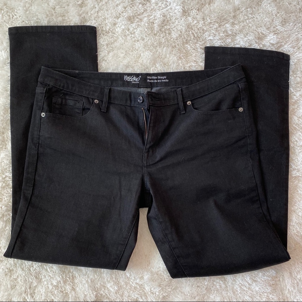 Mossino mid rise straight cut jeans